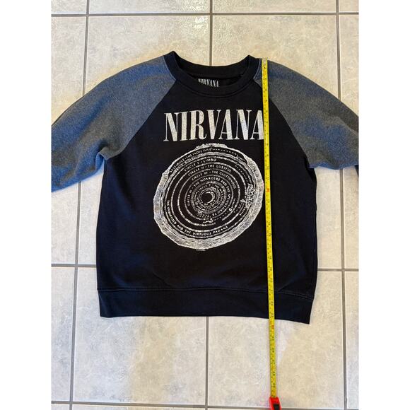 Nirvana Vestibules Circles of Hell Vintage Sweatshirt Size S Crewneck Black Grey - Picture 4 of 5